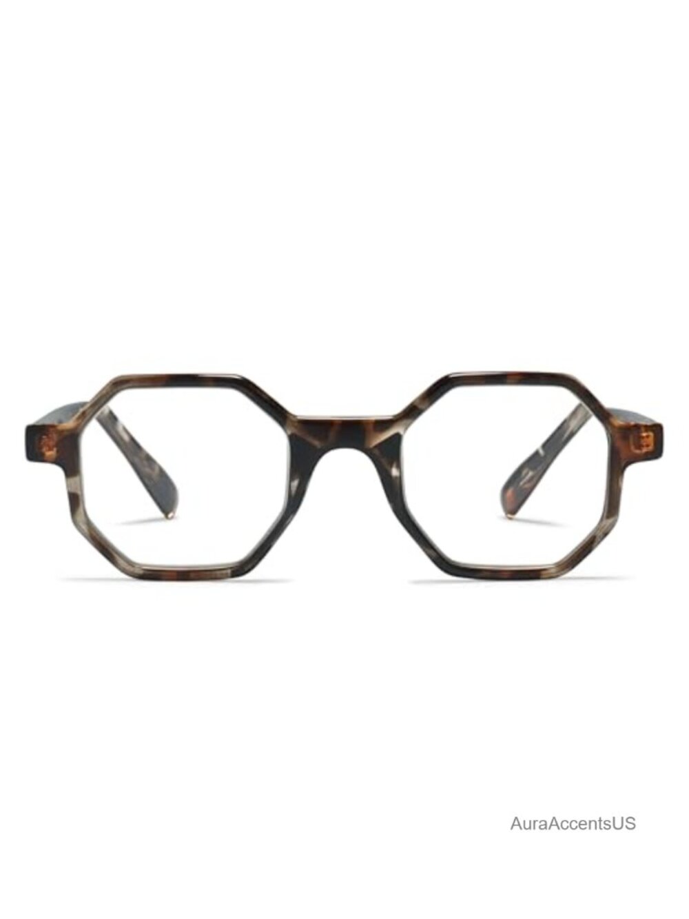 Oversized Hexagon Reading Glasses Medium-Wide Fit